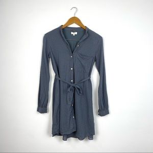 Aritzia Wilfred Long Sleeve Button Dress